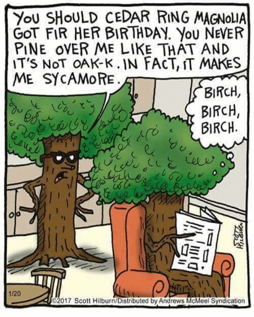 Talking Trees cartoon